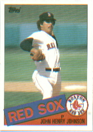 1985 Topps Baseball Cards      734     John Henry Johnson